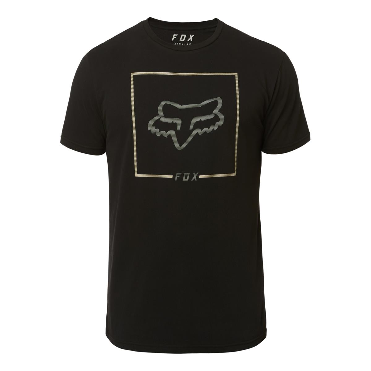 Fox T-Shirt Chapped Airline Black