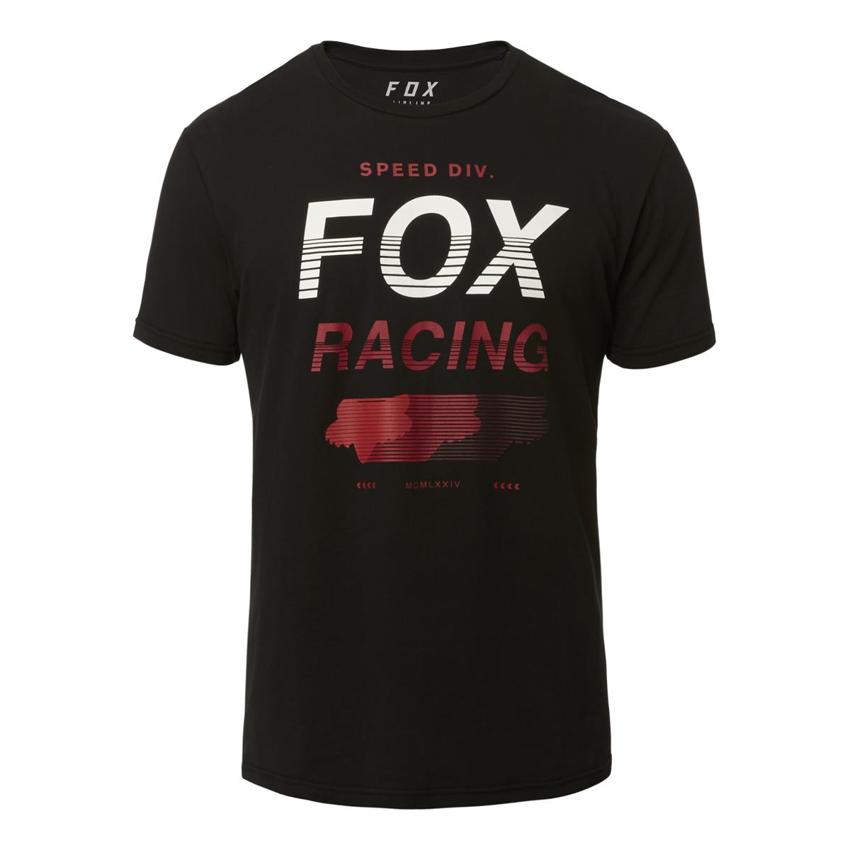Fox T-Shirt Unlimited Airline Schwarz