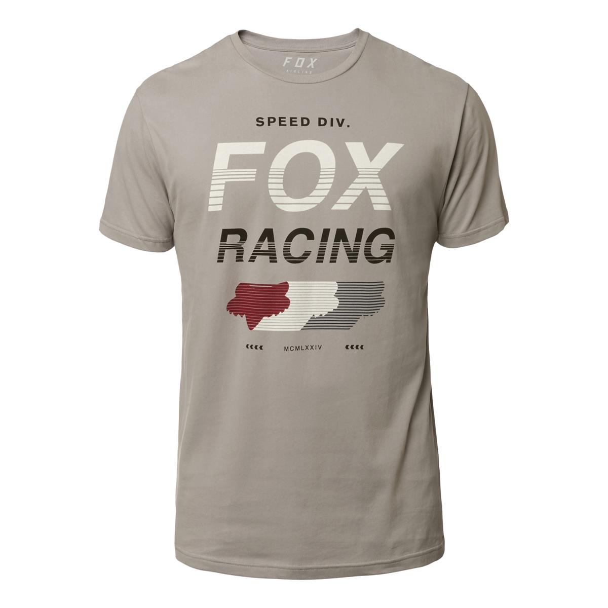 Fox T-Shirt Unlimited Airline Steel Grey
