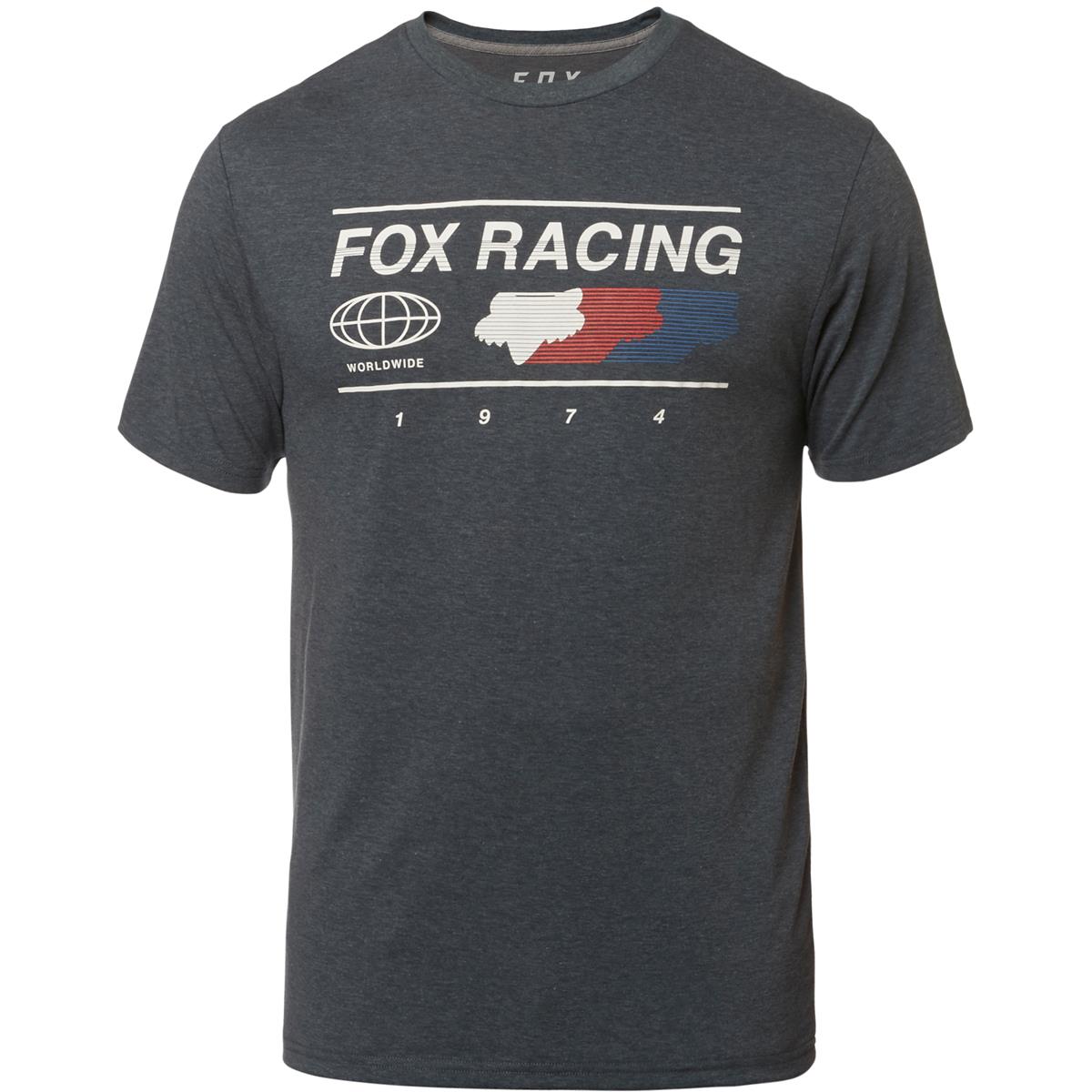 Fox T-Shirt Global Heather Deep Cobalt