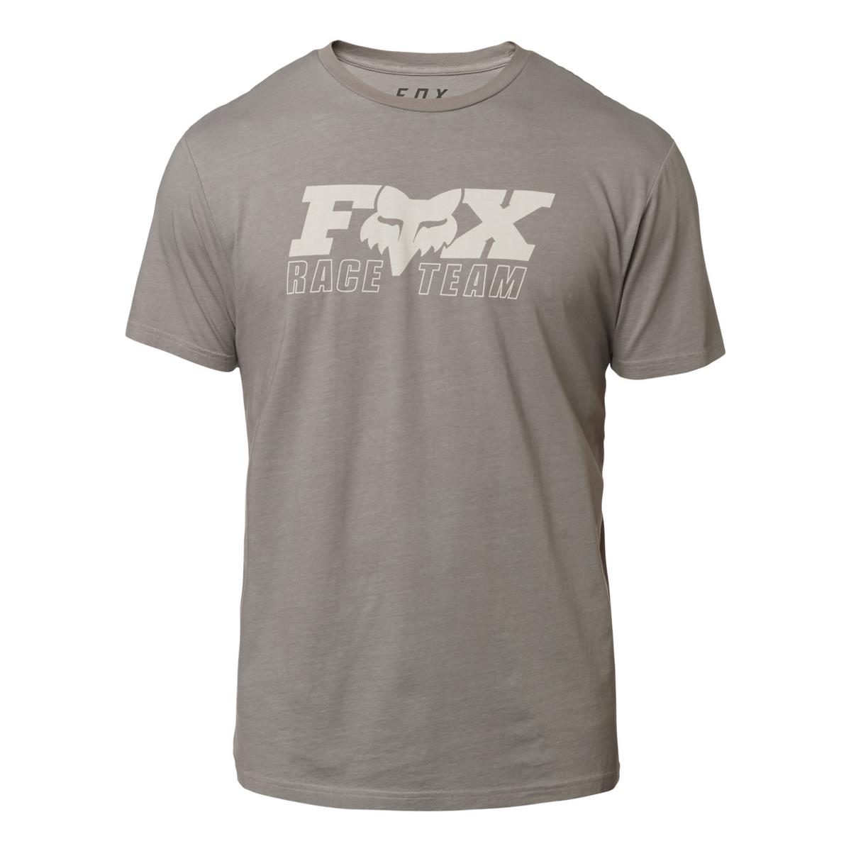 Fox T-Shirt Race Team Stahlgrau