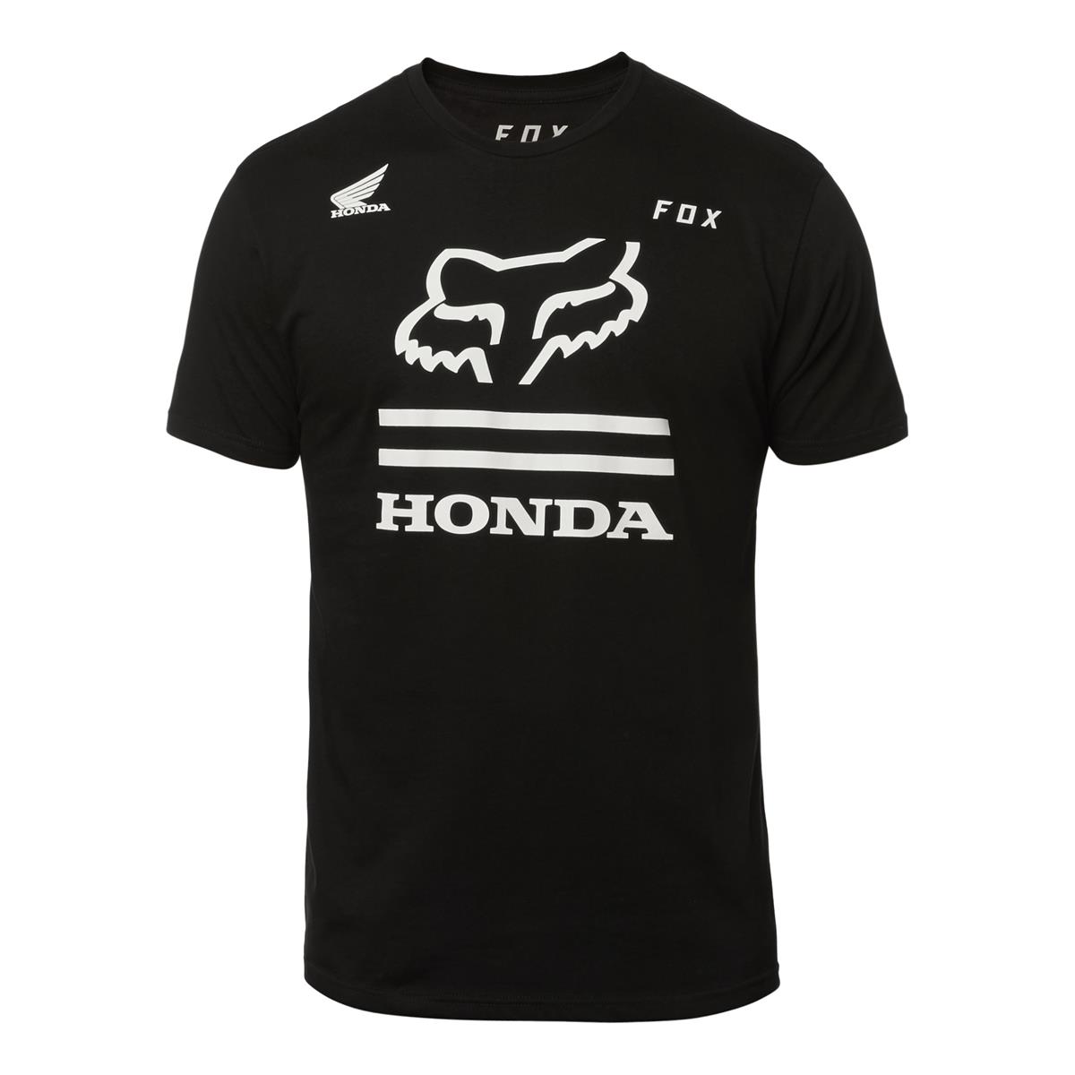 Fox T-Shirt Honda Schwarz