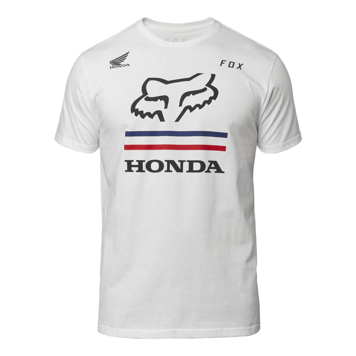 Fox T-Shirt Honda Optic White