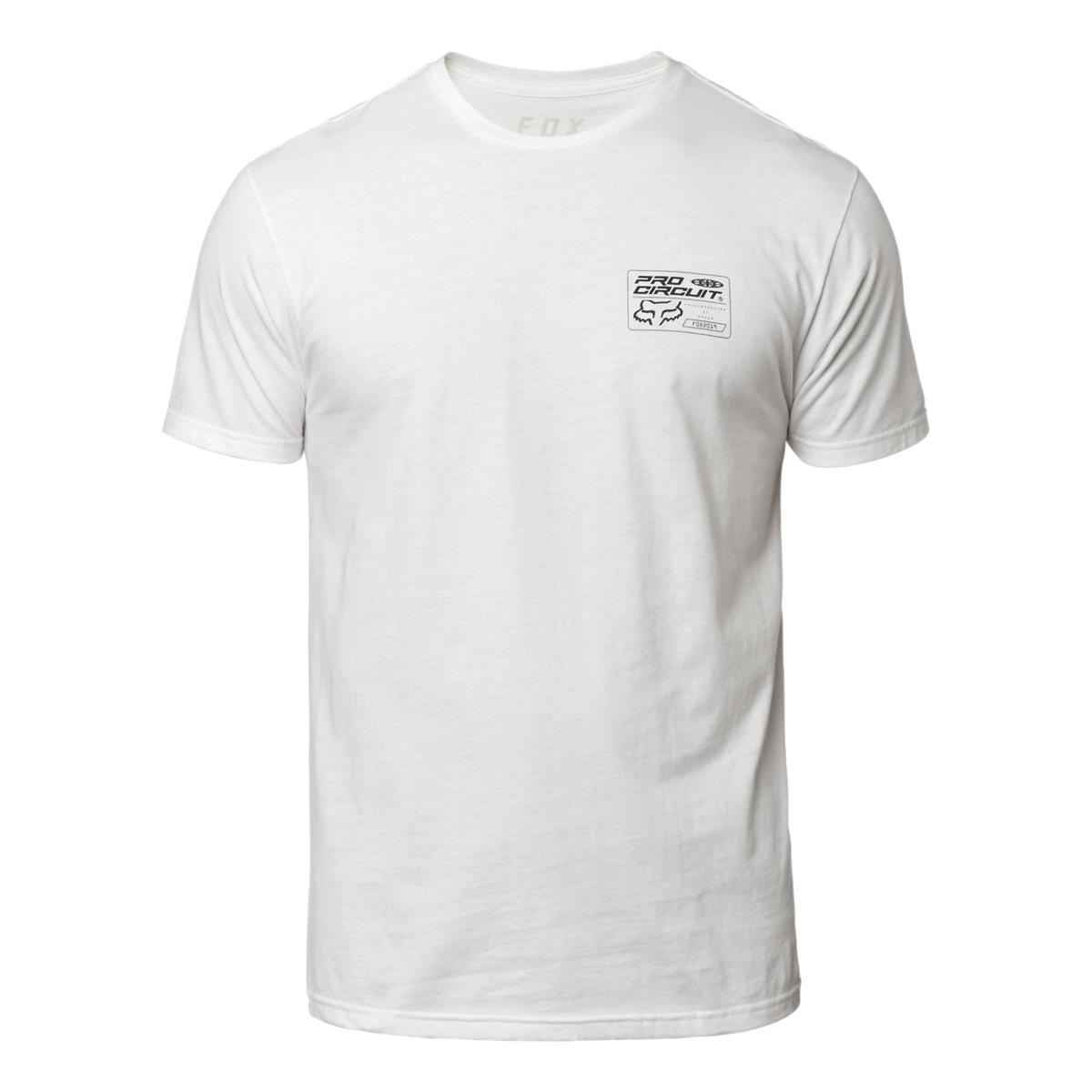 Fox T-Shirt Pro Circuit Optic White