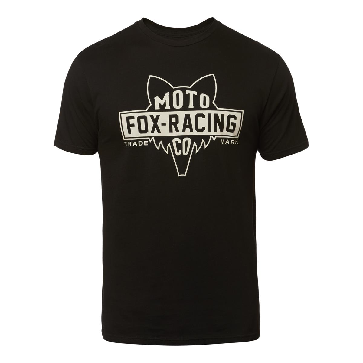 Fox T-Shirt Flat Head Schwarz/Grau