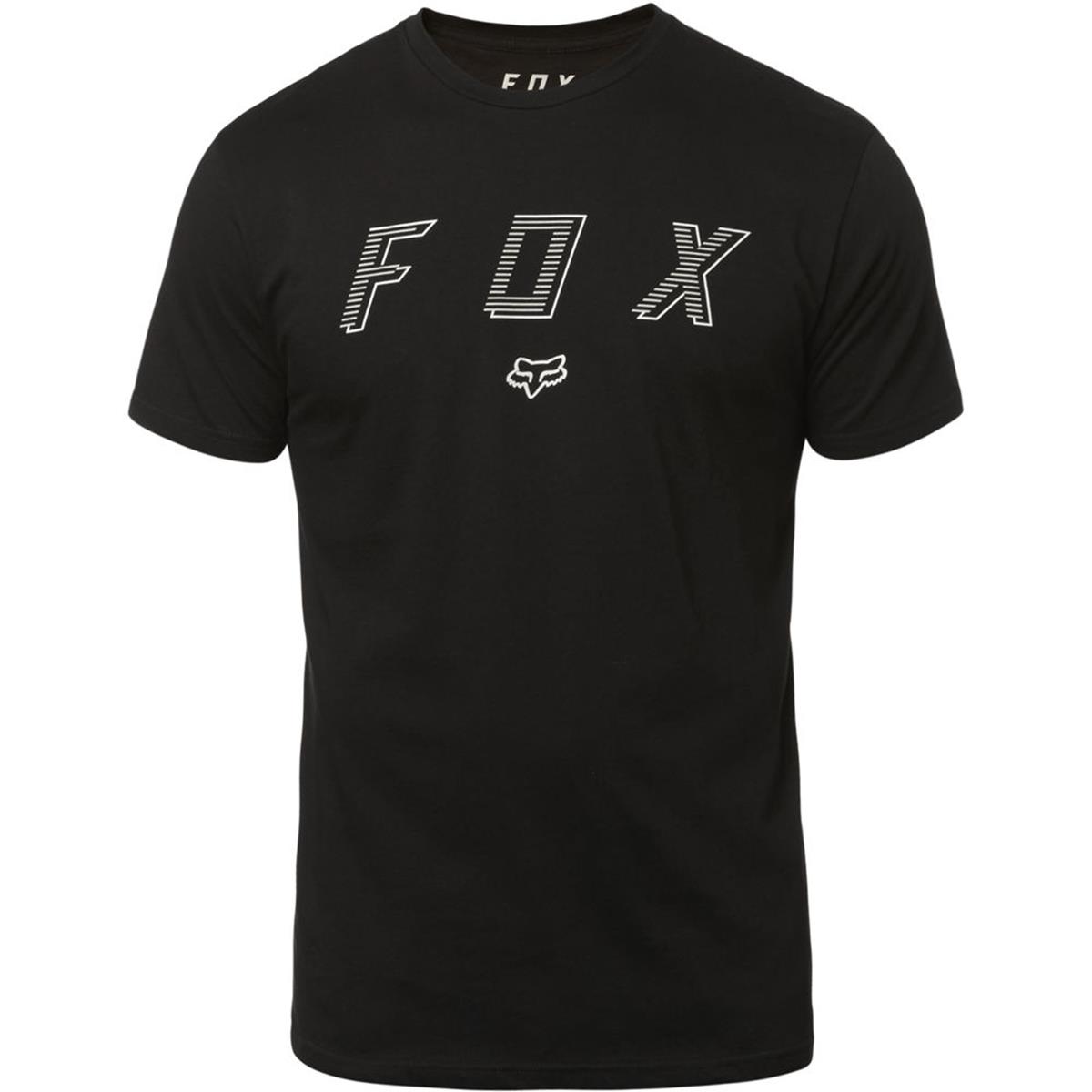 Fox T-Shirt Barred Schwarz