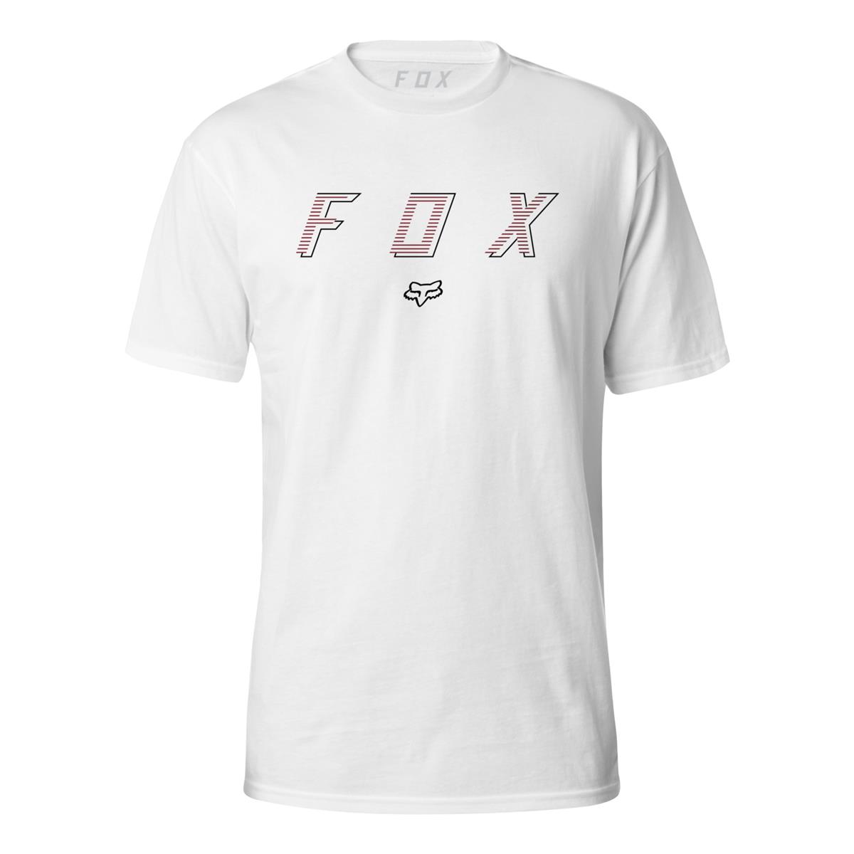 Fox T-Shirt Barred Optic White