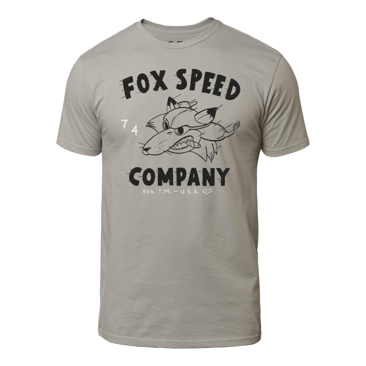 Fox T-Shirt Bomber Steel Grey