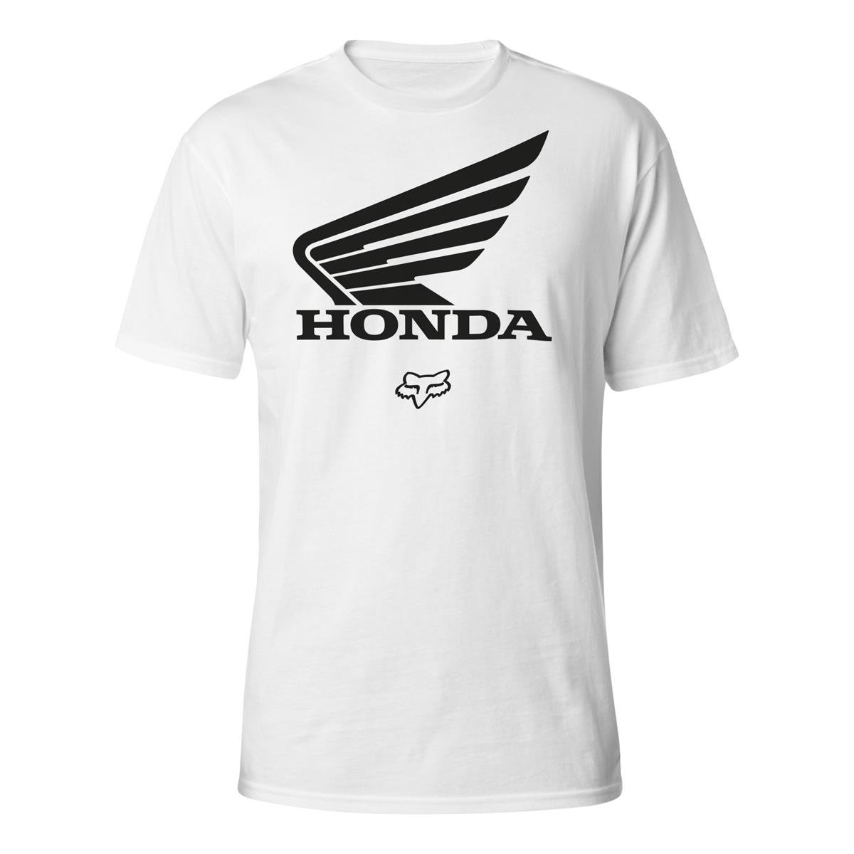 Fox T-Shirt Honda Wing Optic Bianco