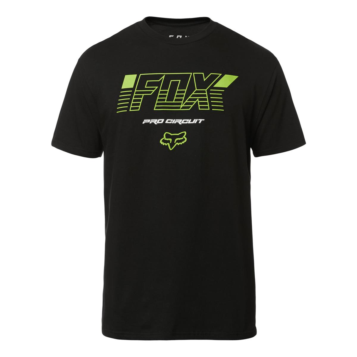 Fox T-Shirt Pro Circuit 2019 Schwarz