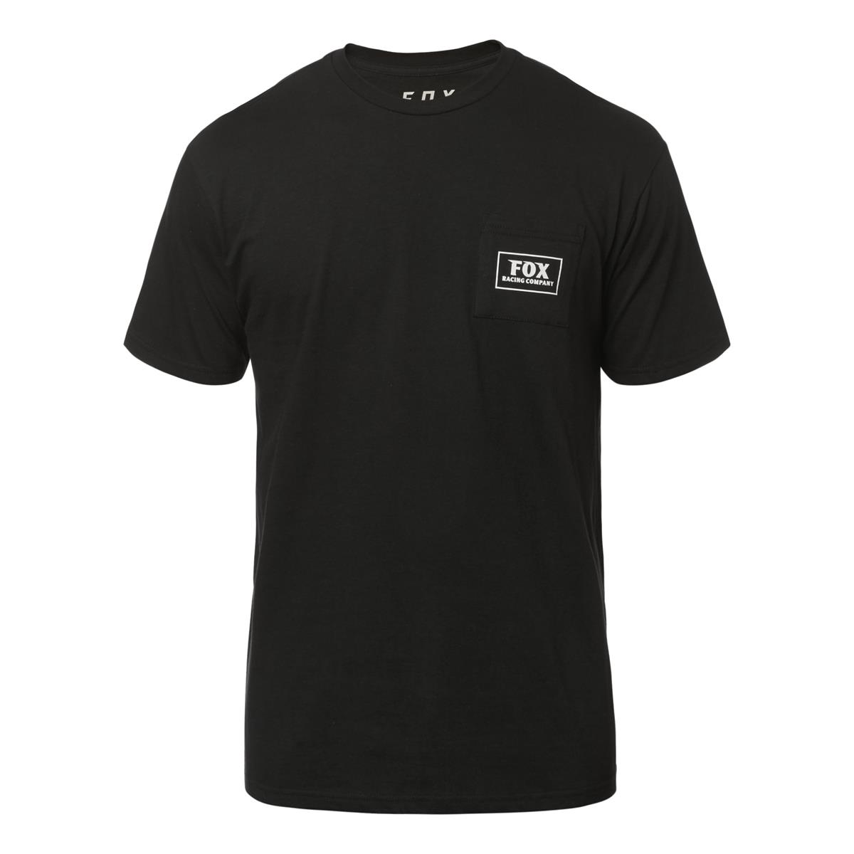 Fox T-Shirt Heater Pocket Black