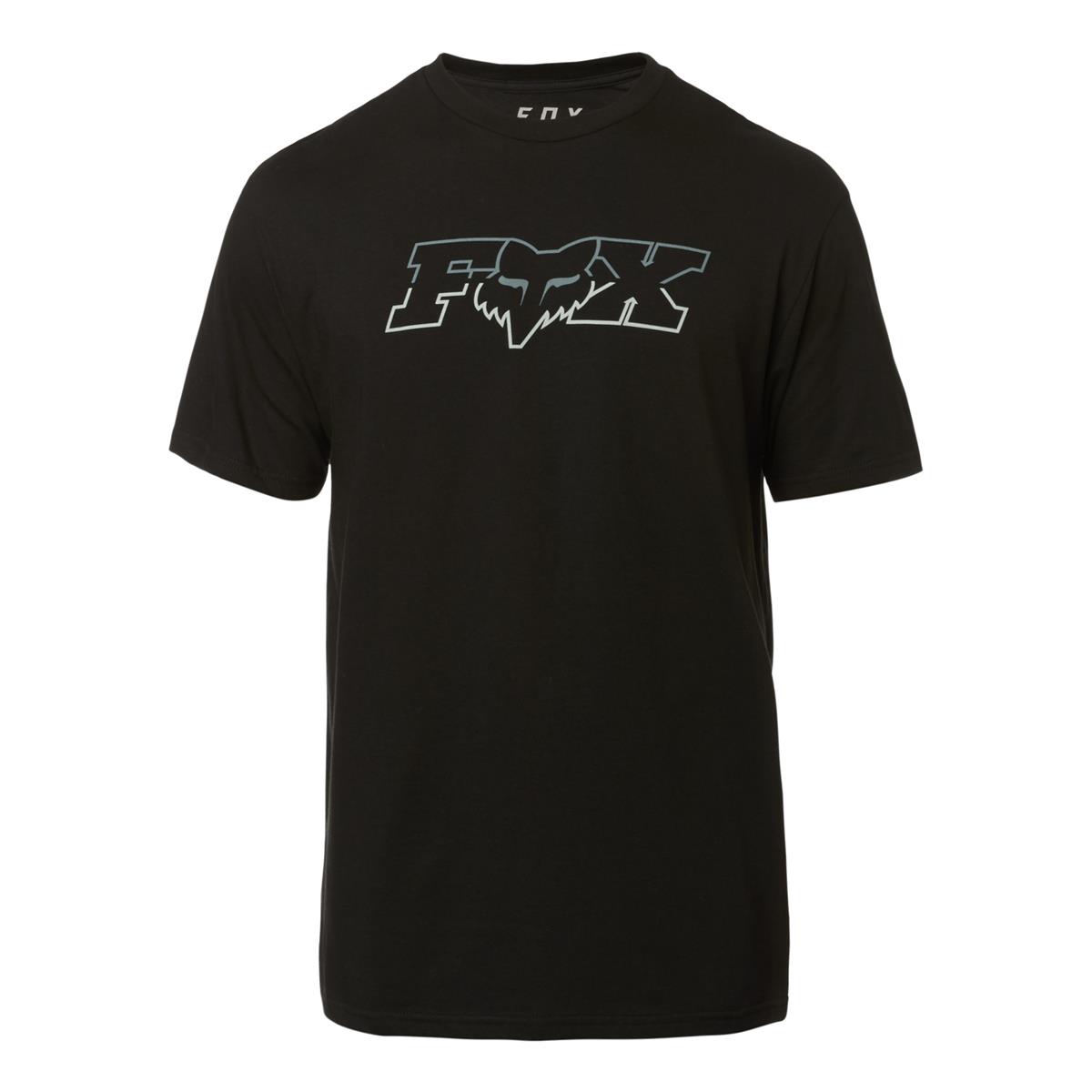 Fox T-Shirt Duel Head Basic Schwarz/Blau