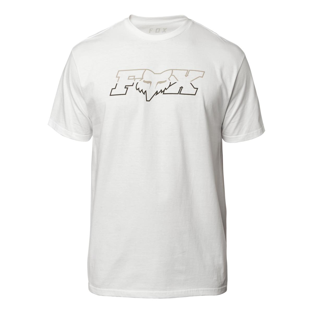 Fox T-Shirt Duel Head Basic Optic White