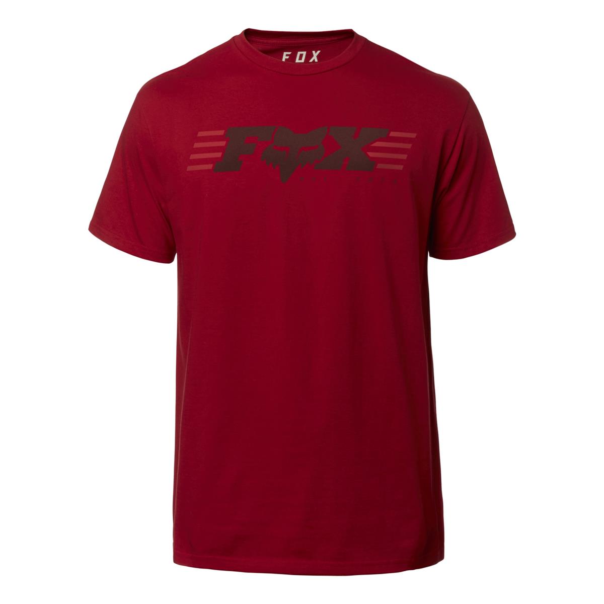 Fox T-Shirt Muffler Cardinal Red