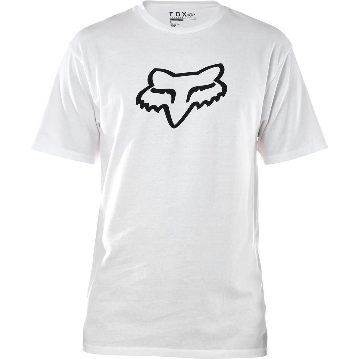 Fox T-Shirt Legacy FoxHead Bianco Optic