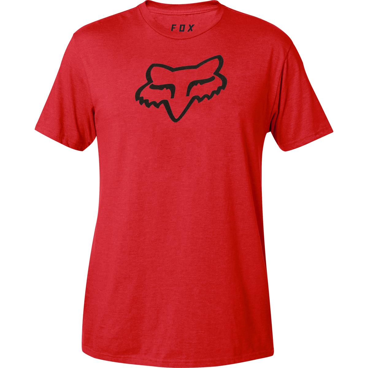 Fox T-Shirt Legacy FoxHead Rosso Scuro