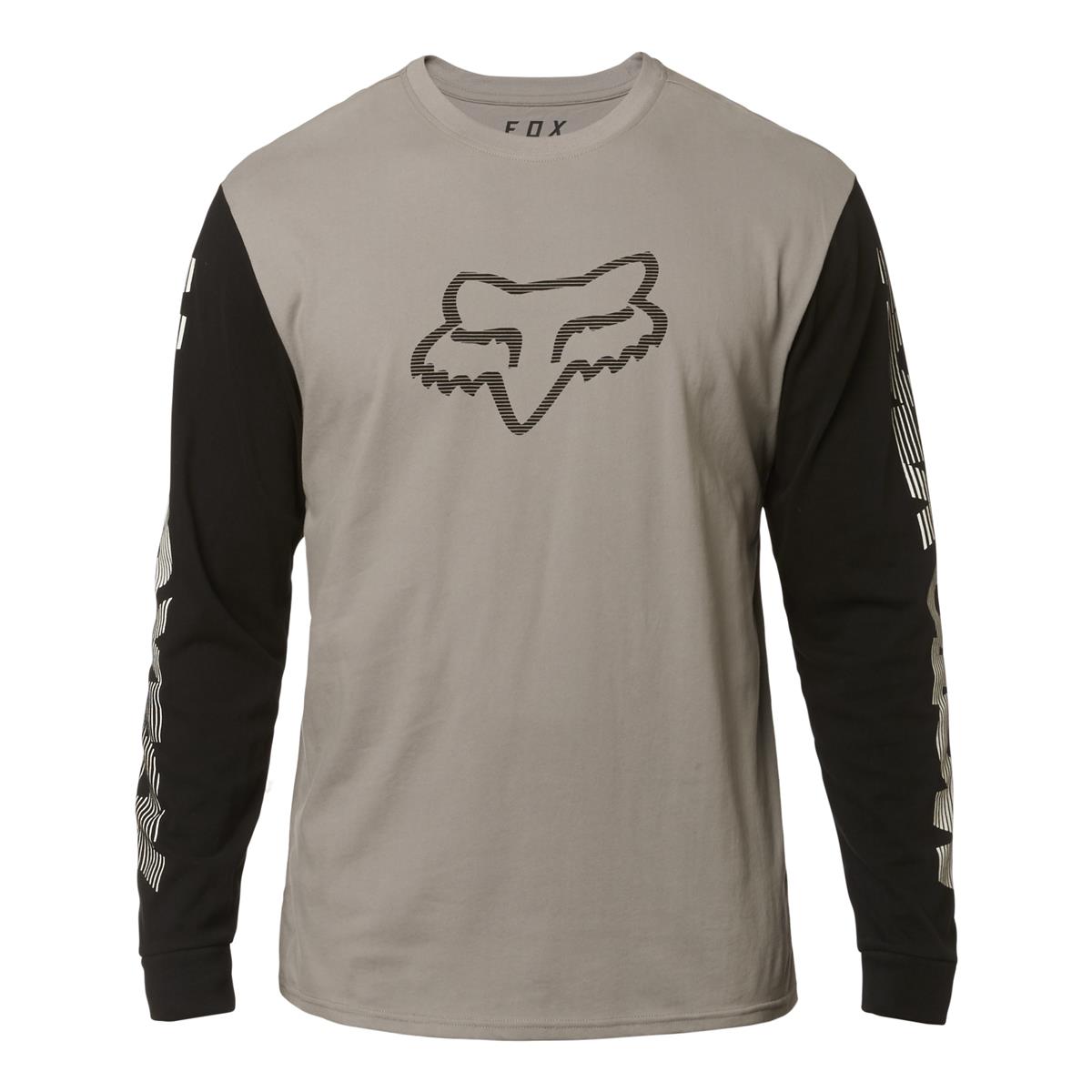 Fox T-Shirt Manica Lunga Victory Airline Steel Grey