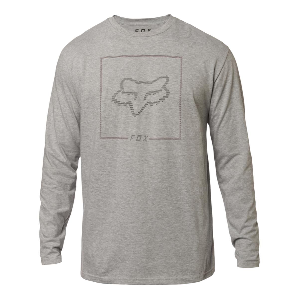 Fox T-Shirt Manches Longues Chapped Light Heather Grey