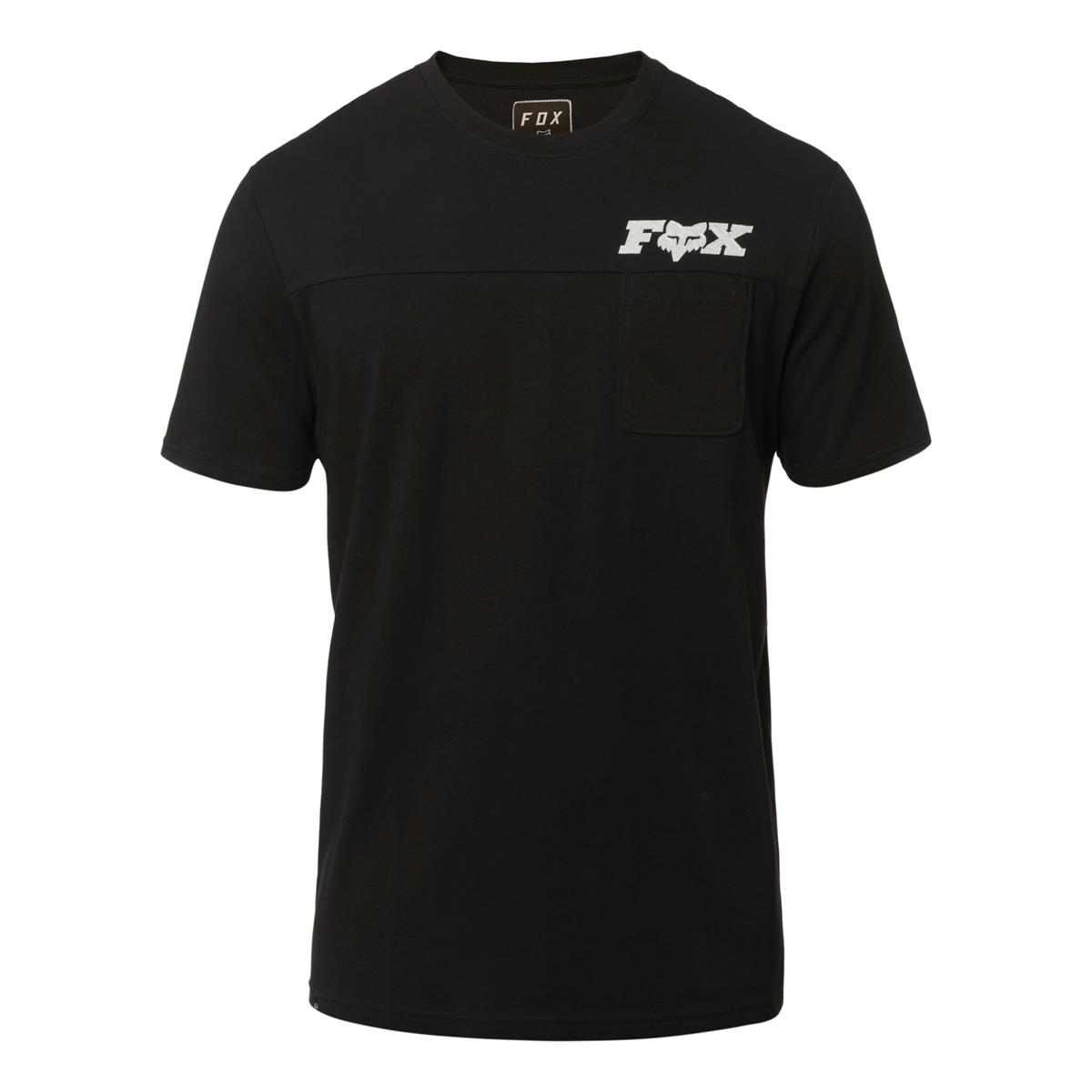 Fox T-Shirt Briggs Crew Schwarz