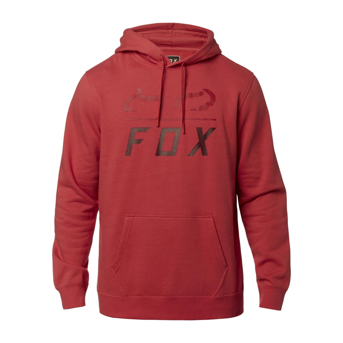 Fox Fleece-Hoody Furnace Rio Red
