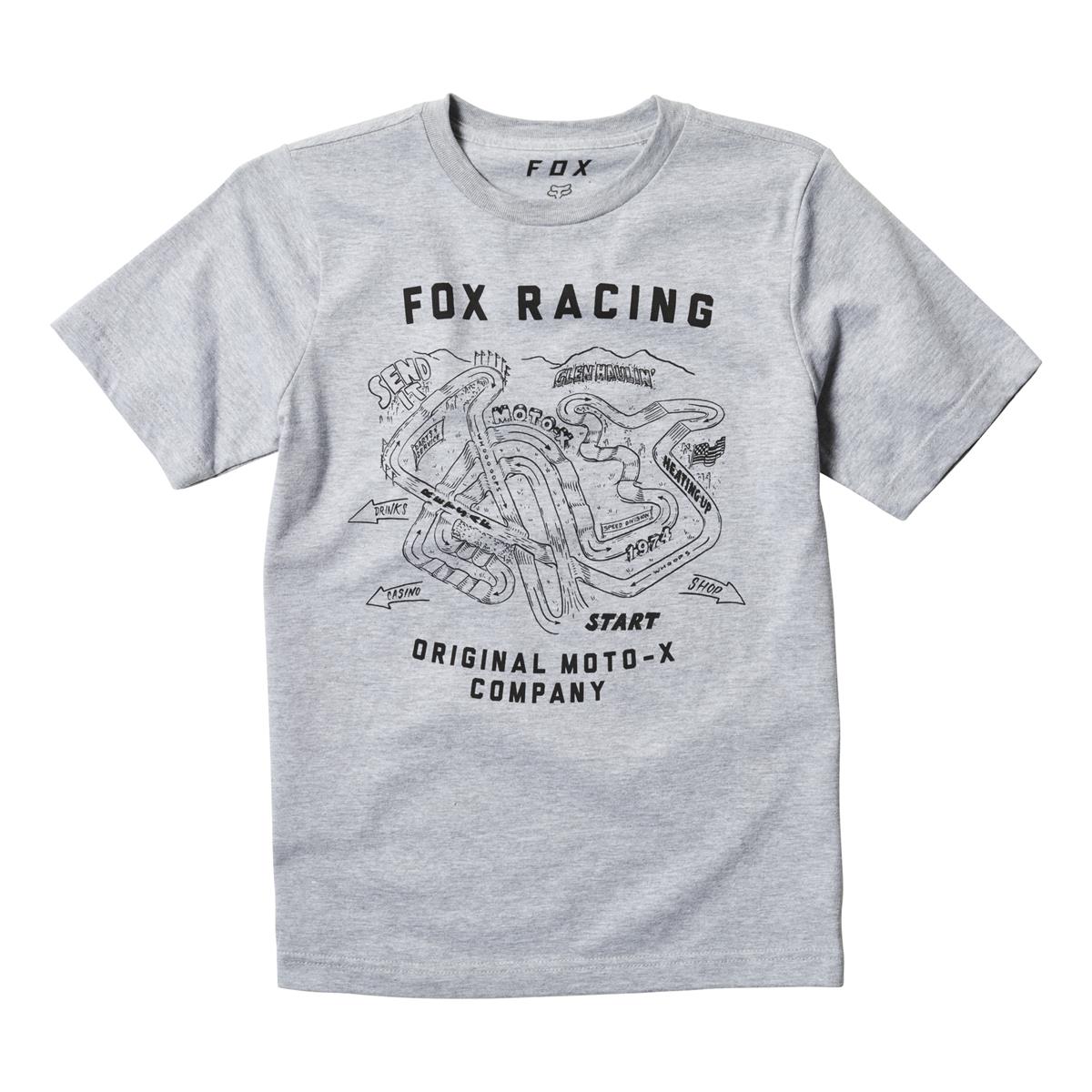 Fox Kids T-Shirt Fast Track Light Heather Grey