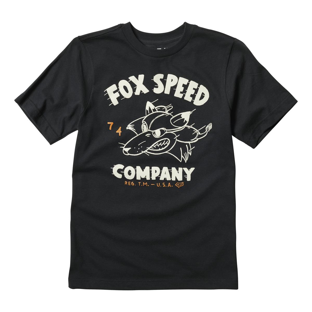 Fox Enfant T-Shirt Bomber Black