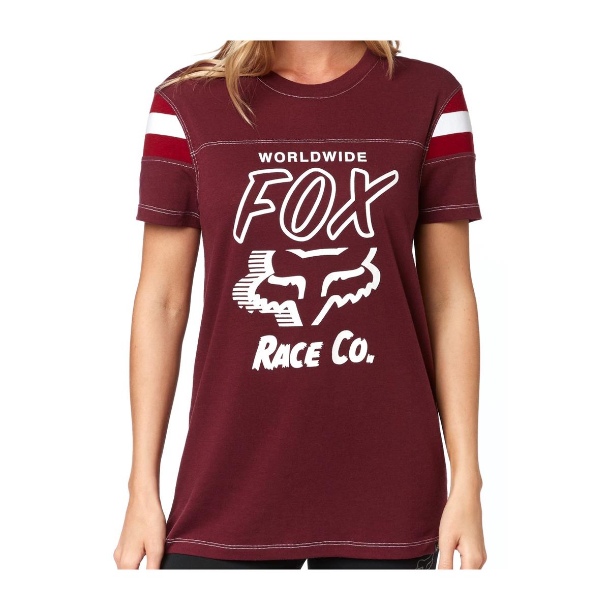 Fox Girls T-Shirt Rally Point Cranberry