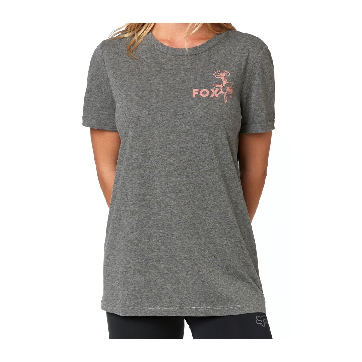 Fox Femme T-Shirt Live Fast Heather Graphite