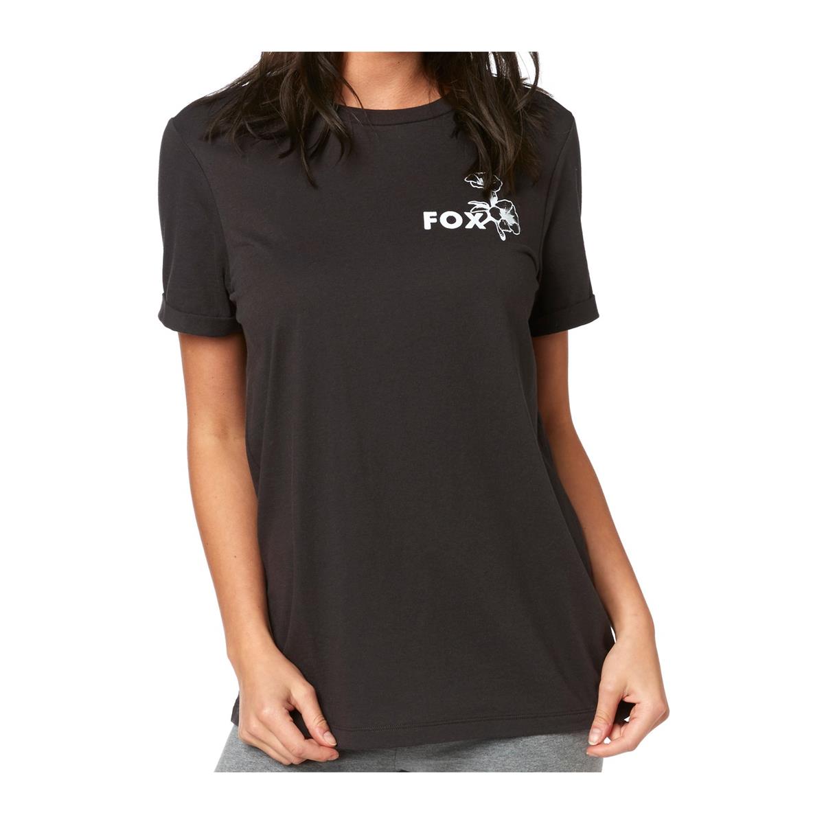 Fox Donna T-Shirt Live Fast Black Vine