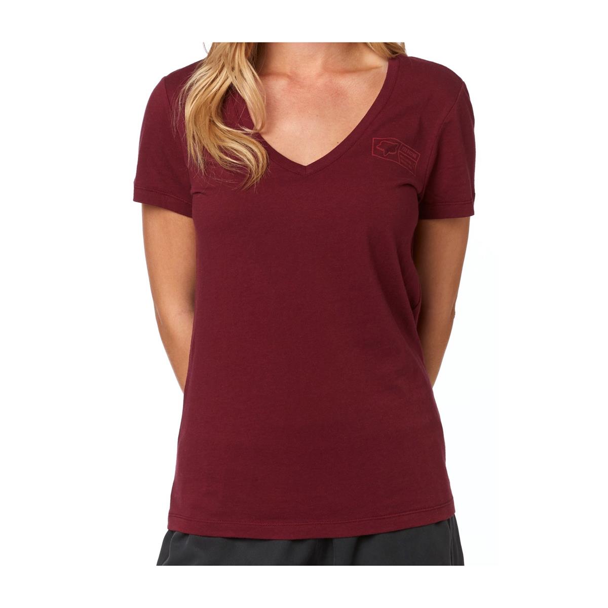 Fox Femme T-Shirt Tracker Cranberry