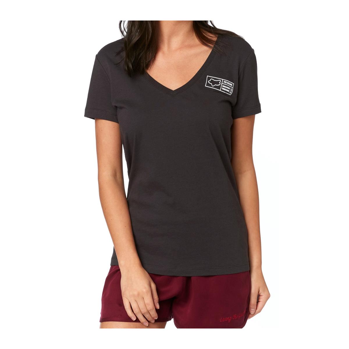 Fox Girls T-Shirt Tracker Black Vine