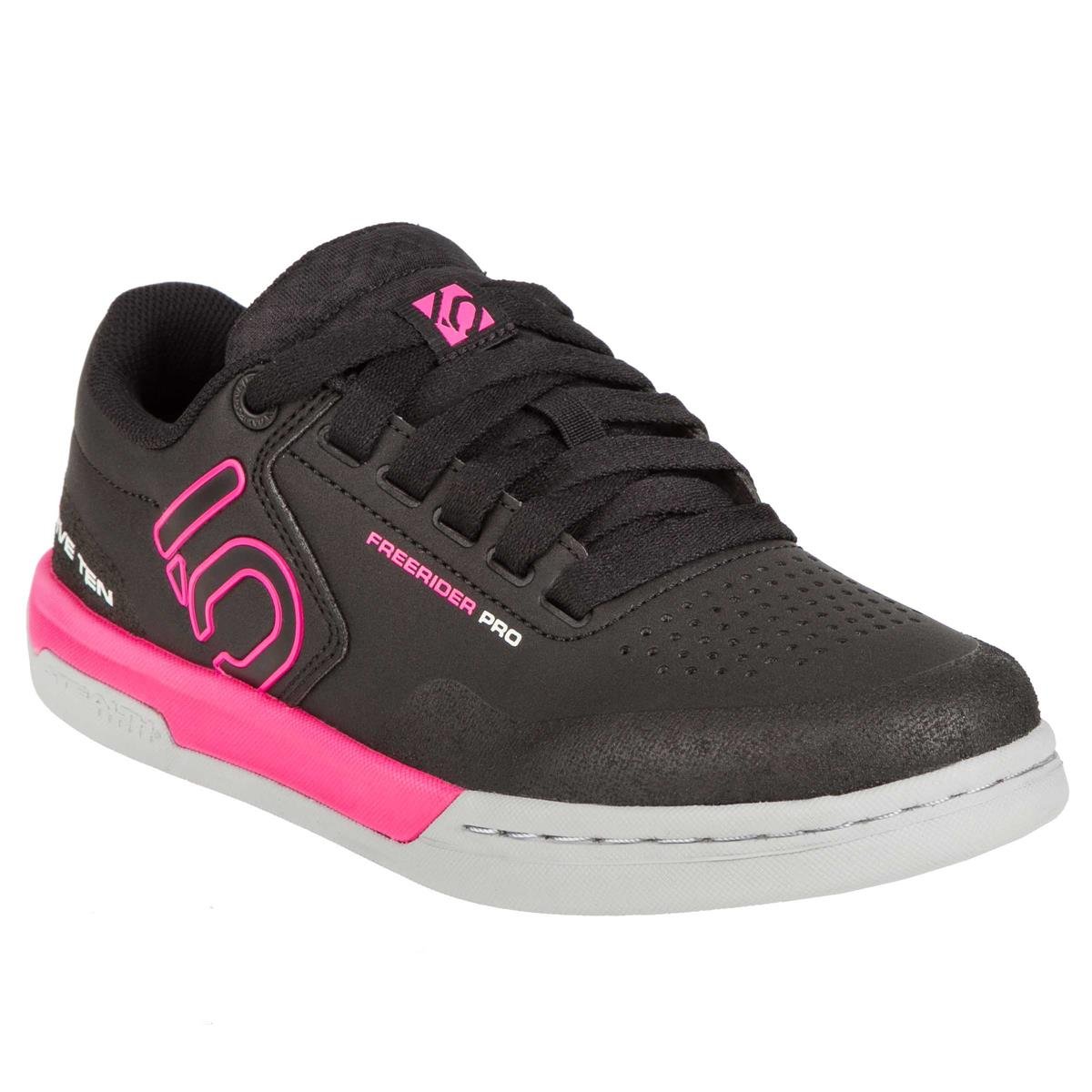 Five Ten Girls MTB-Schuhe Freerider Pro Core Black/Clear Onix/Shock Pink