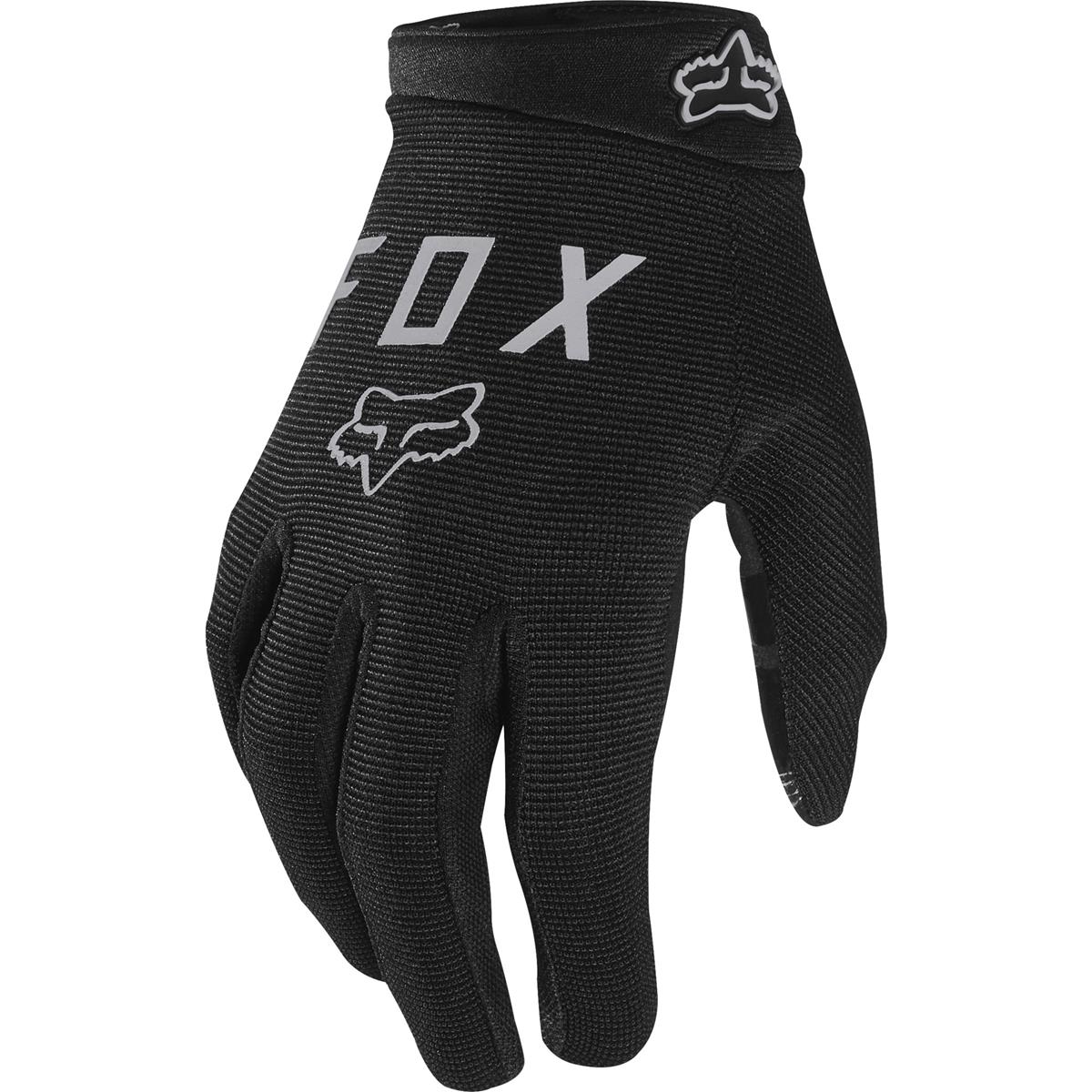 Fox Girls MTB-Handschuhe Ranger Schwarz