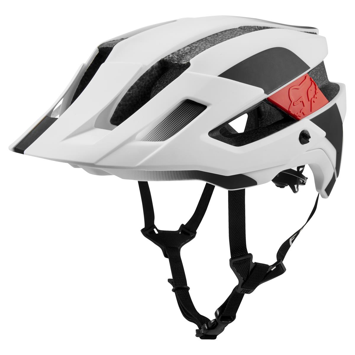 Fox Enduro MTB Helmet Flux Mips Conduit - White/Black