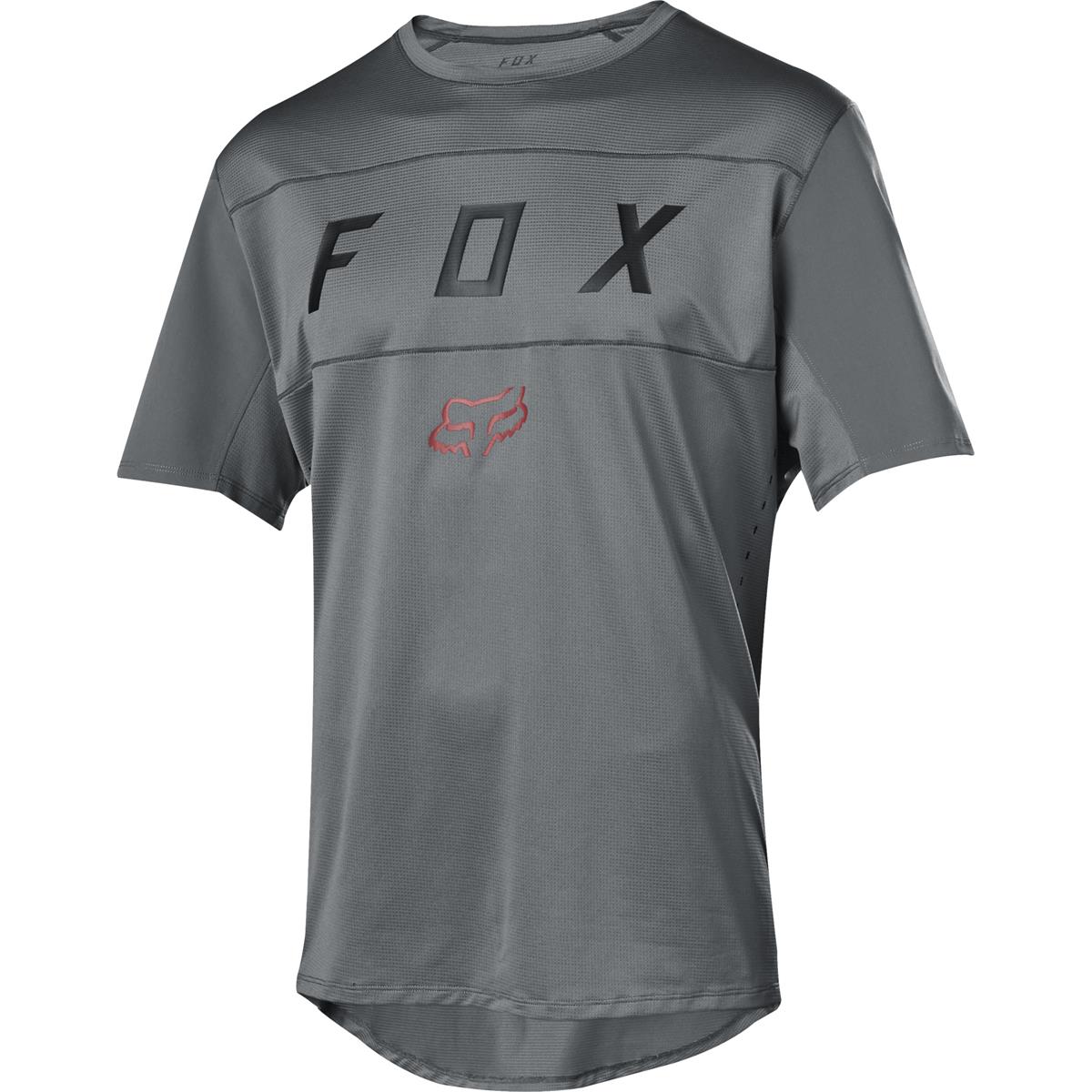 Fox Trail Jersey Short Sleeve Flexair Moth Vintage Grey