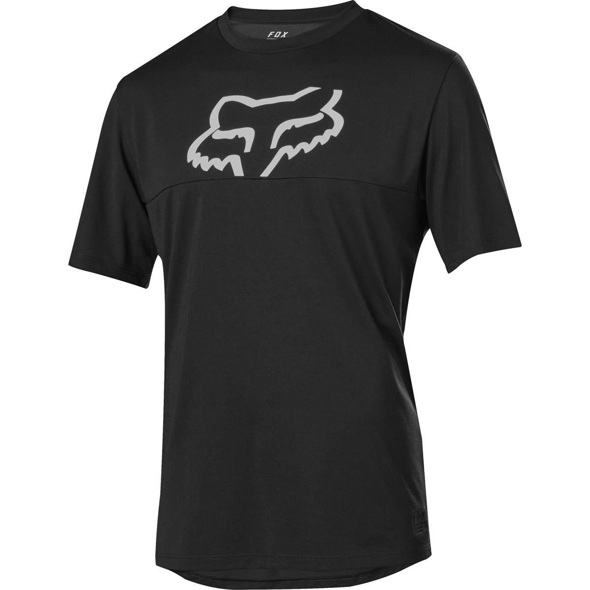 Fox Trail Jersey Short Sleeve Ranger Dri-Release Foxhead - Black