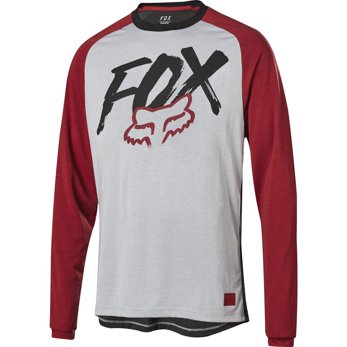 Fox Downhill Jersey Long Sleeve Ranger Dri-Release Steel Grey