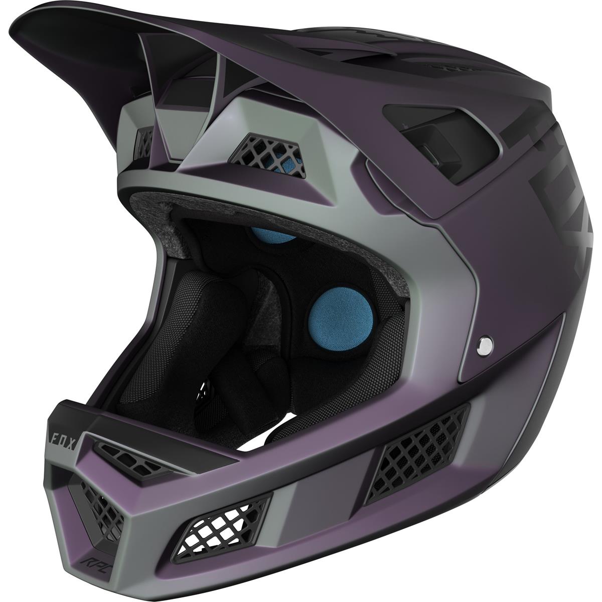 Fox Downhill MTB Helmet Rampage Pro Carbon Weld - Black Iridium