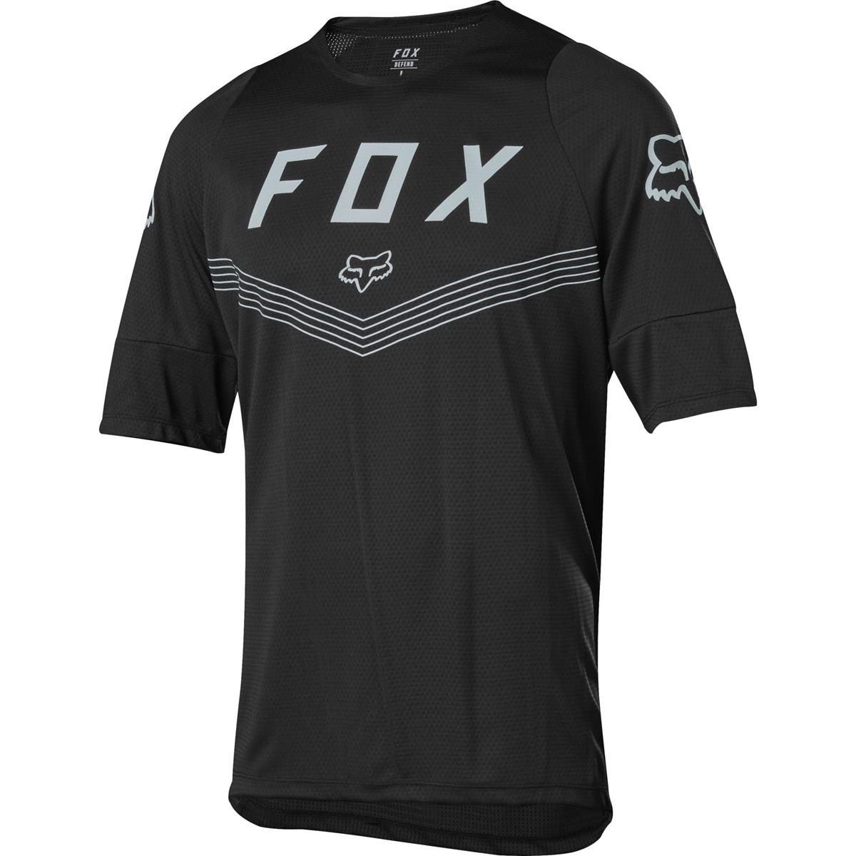 Fox Trail Jersey Short Sleeve Defend Fine Line Black