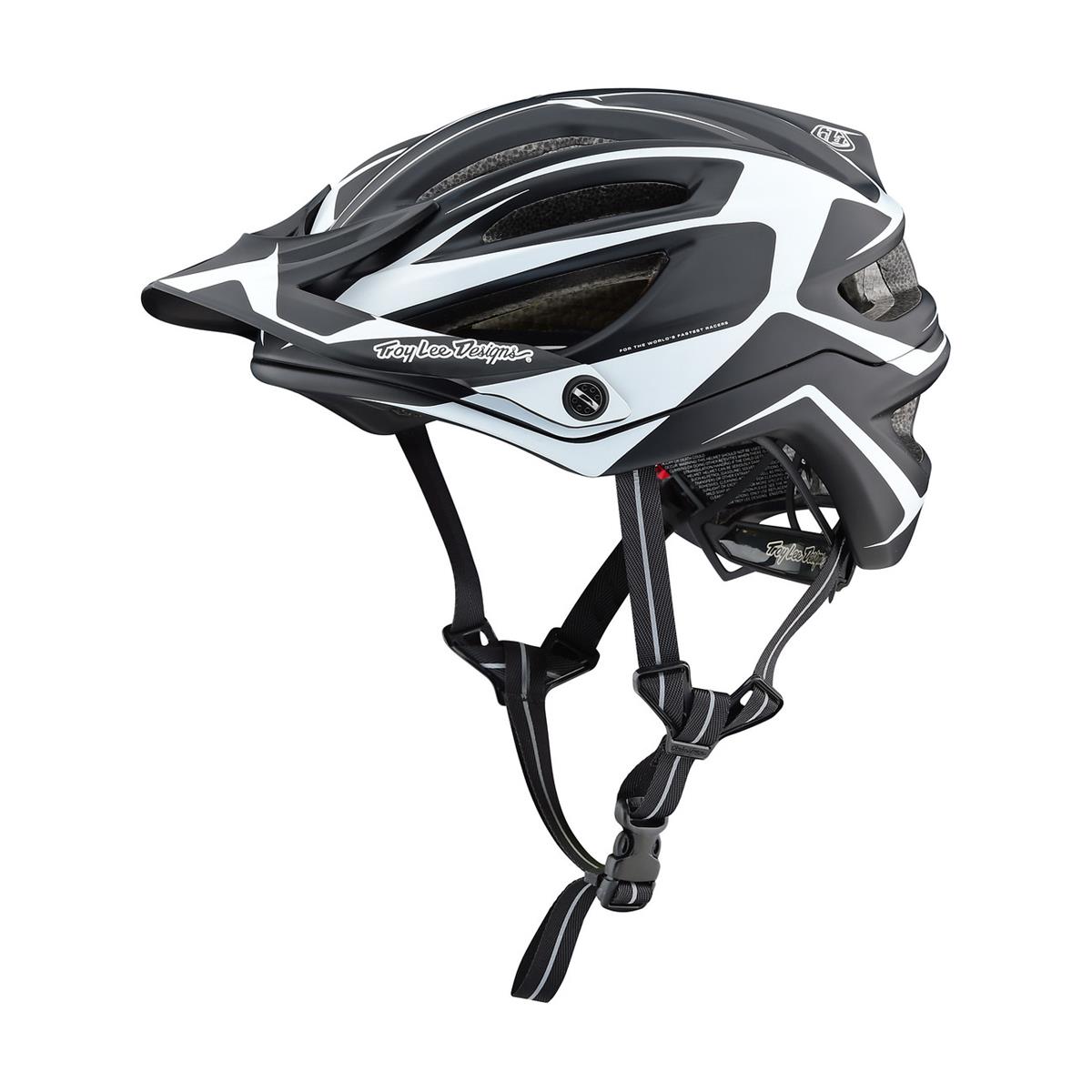 Troy Lee Designs Enduro MTB Helmet A2 MIPS Dropout - Black/White