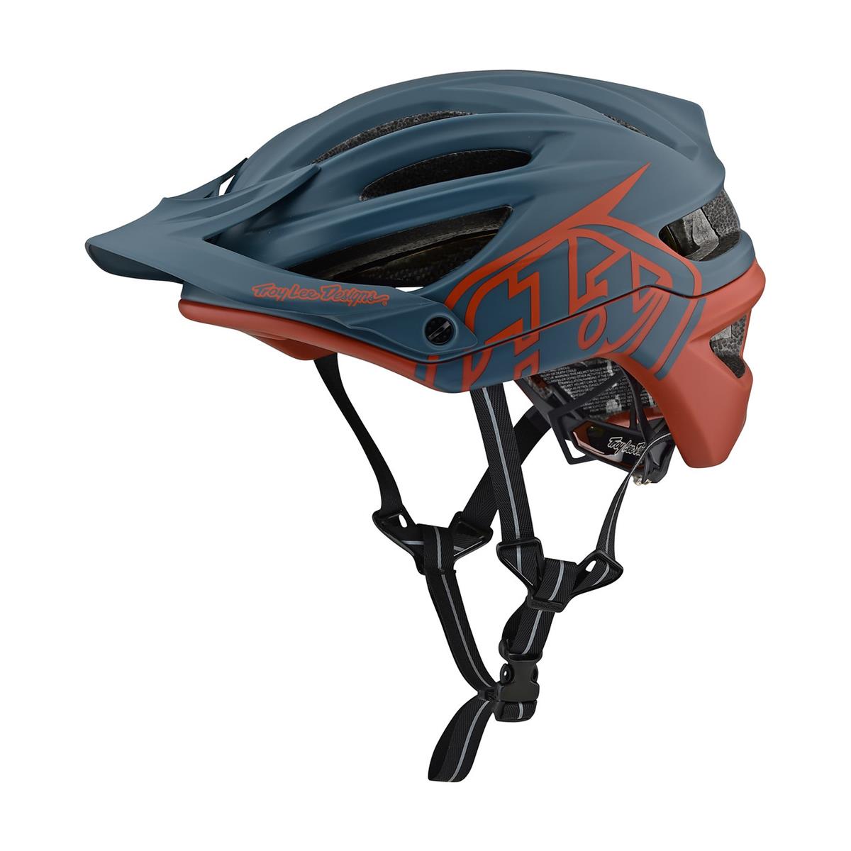 Troy Lee Designs Enduro MTB Helmet A2 MIPS Decoy - Air Force Blue/Clay