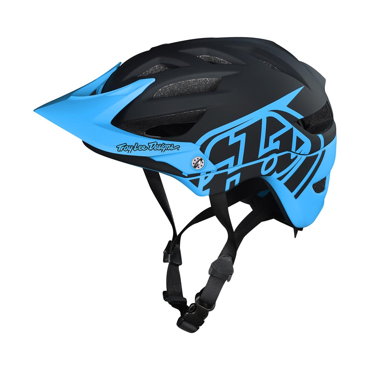 Troy Lee Designs Kids Enduro MTB Helmet A1 MIPS Classic - Black/Ocean