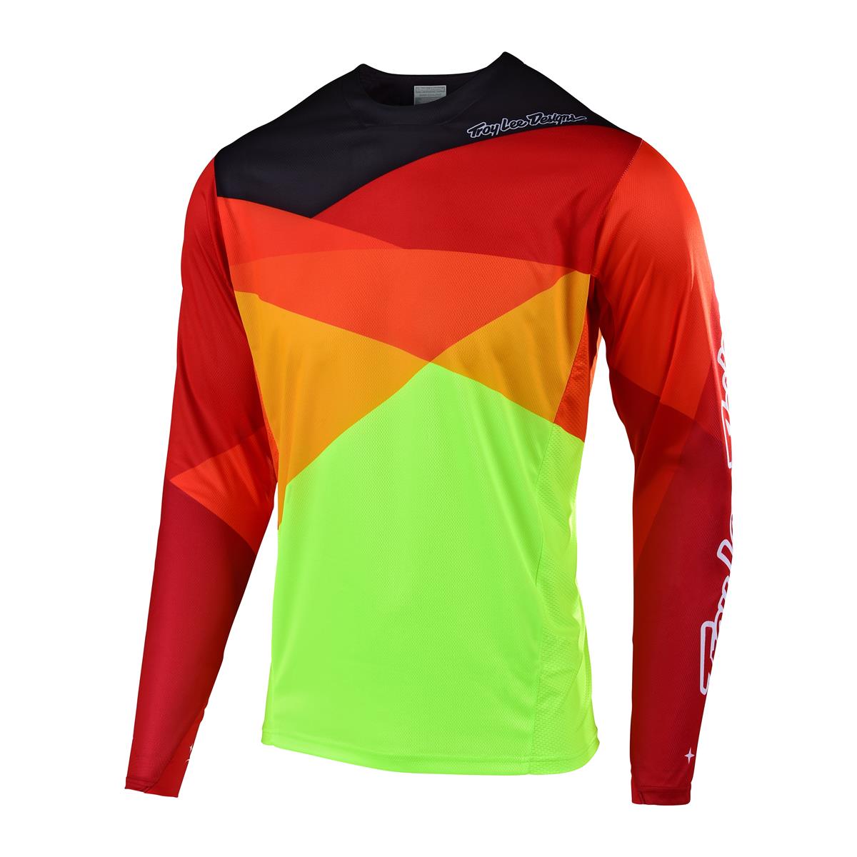 Troy Lee Designs Maillot VTT Manches Longues Sprint Jet - Yellow/Orange