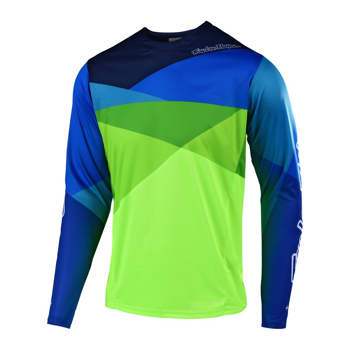 Troy Lee Designs Maillot VTT Manches Longues Sprint Jet - Yellow/Green