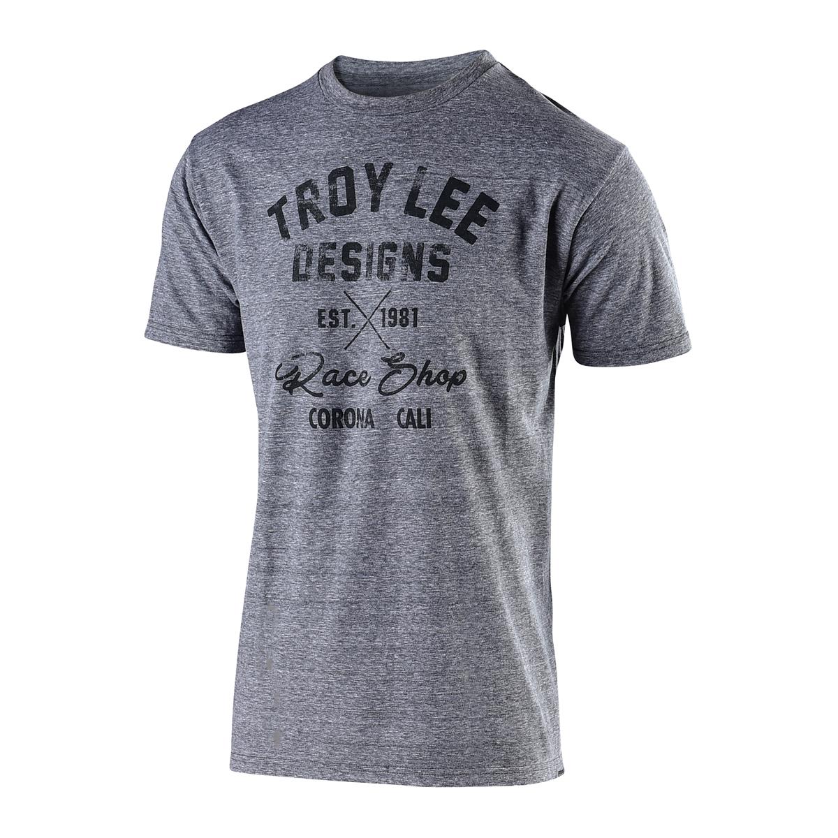 Troy Lee Designs T-Shirt Vintage Race Shop Vintage Grey Snow