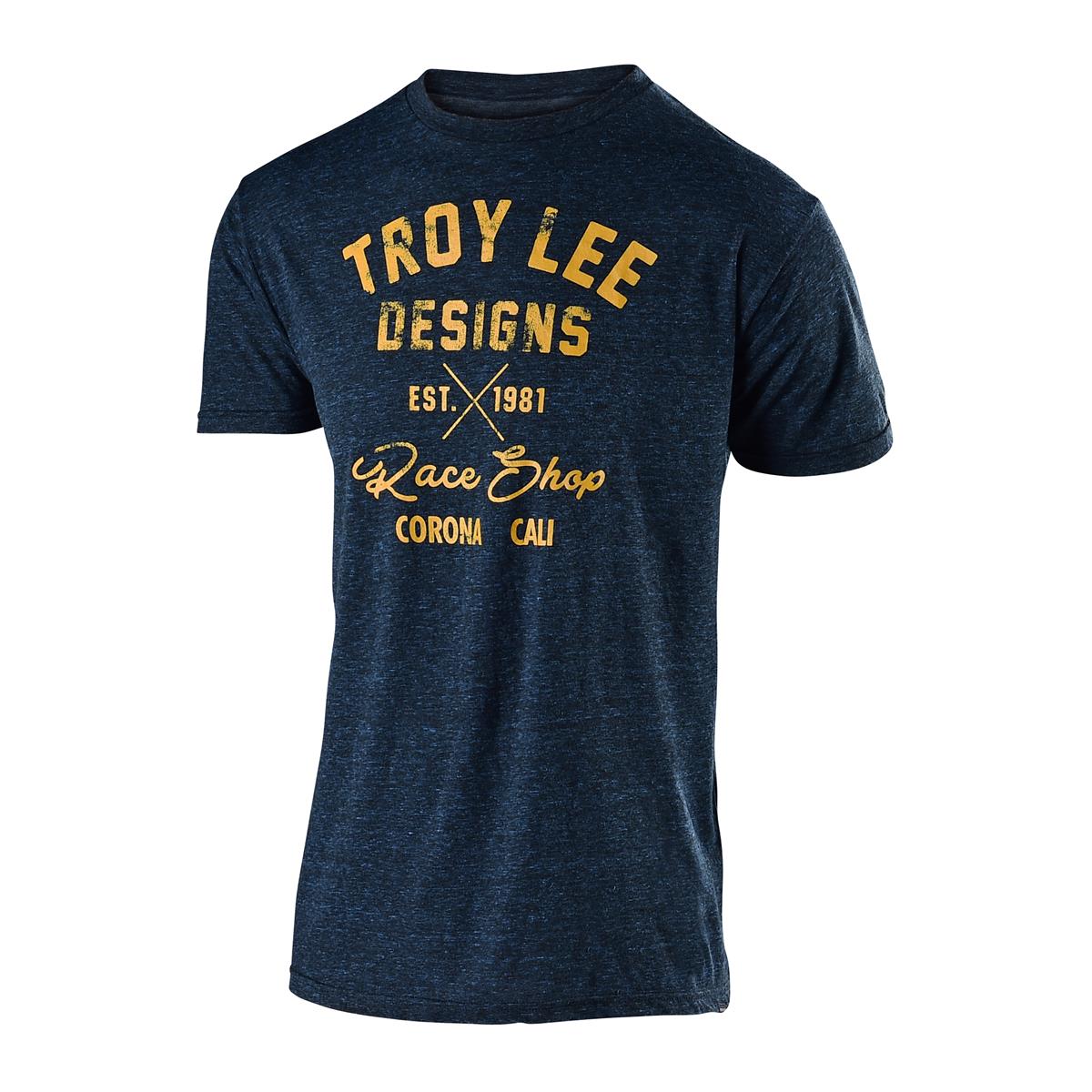 Troy Lee Designs T-Shirt Vintage Race Shop Midnight Blue