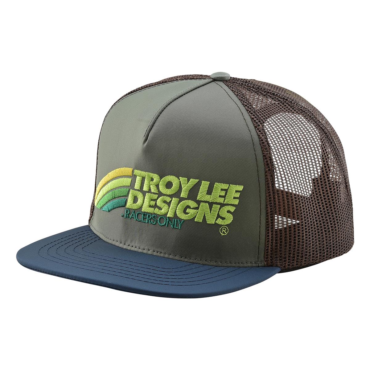 Troy Lee Designs Casquette Snap Back Velo Green/Brown