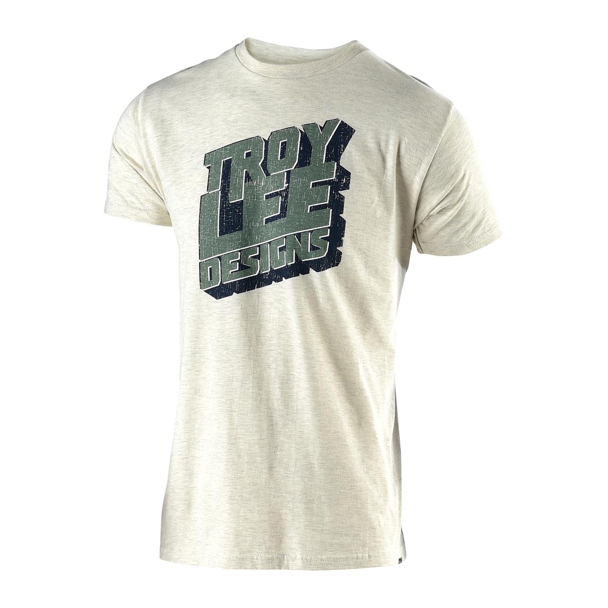 Troy Lee Designs T-Shirt Block Party Oatmeal