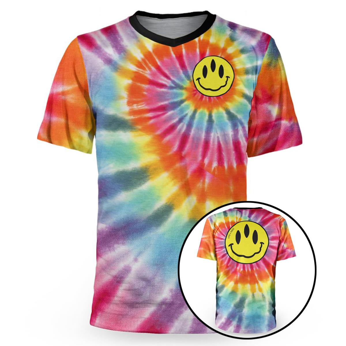 Loose Riders Maillot VTT Manches Courtes Cult of Shred Stoked! Trippy - Multicolor