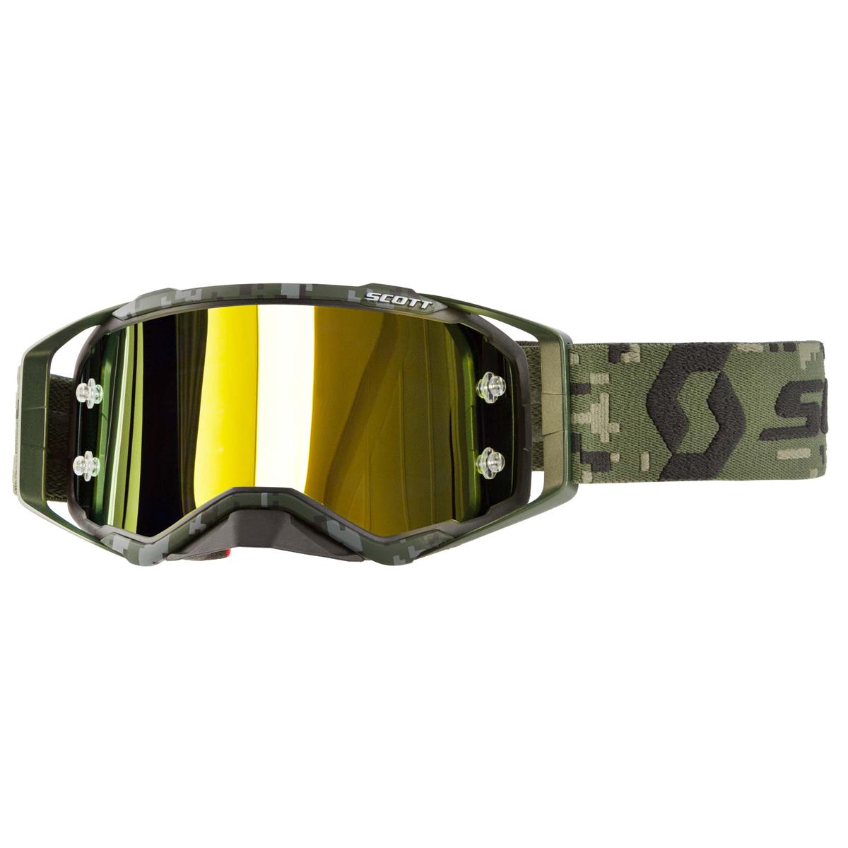 Scott Goggle Prospect Military Appreciation Kaki green/ Yellow Chrome Works